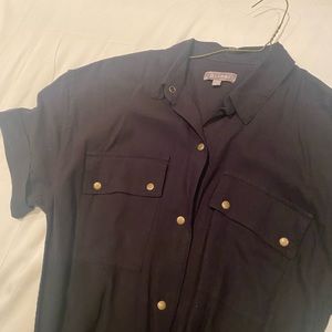 DL 1961 MIDI Shirt Dress, worn about twice. Snap buttons, cloth tie.